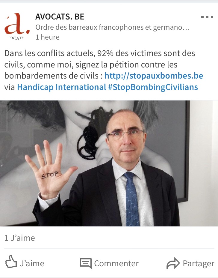 Stop aux bombes – Handicap International