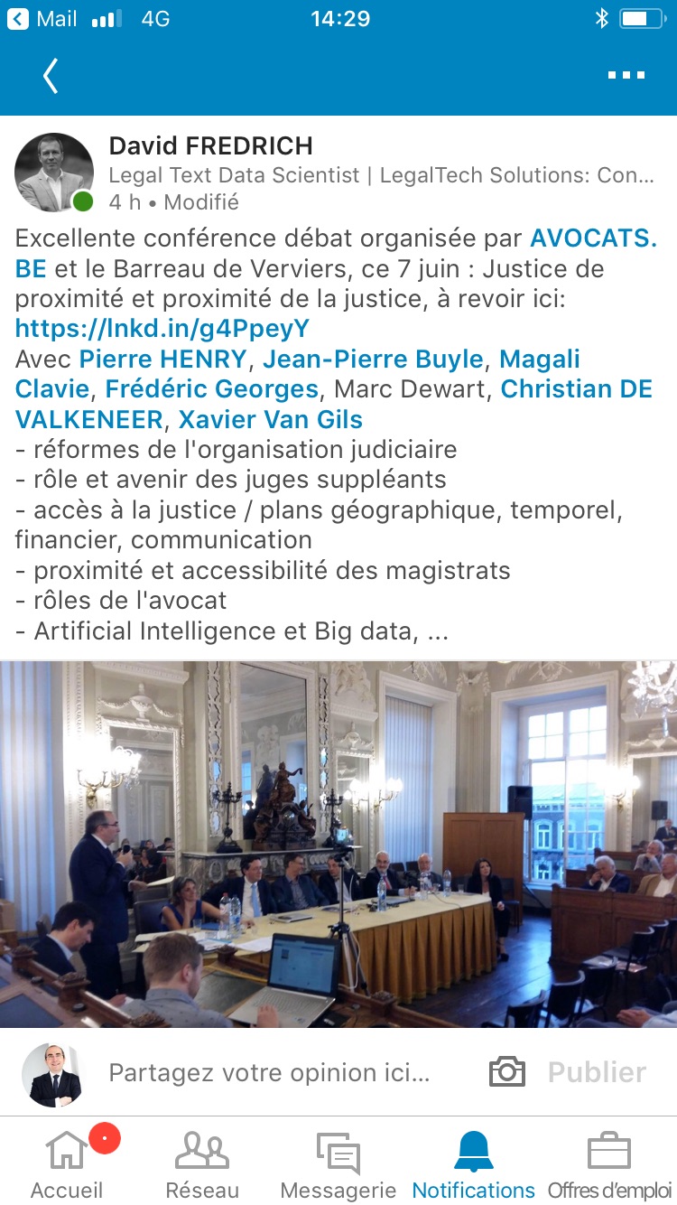Justice de proximité et proximité de la Justice Verviers 7 juin 2018
