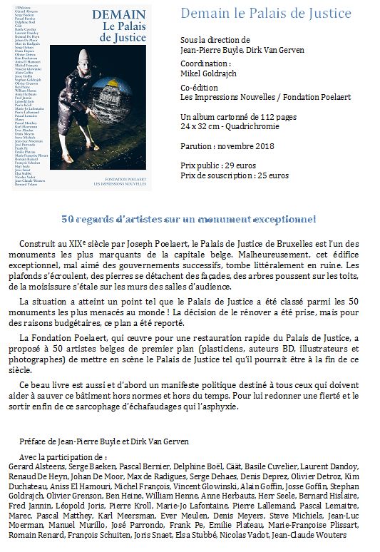 Demain le Palais de Justice – Het Justitiepaleis morgen