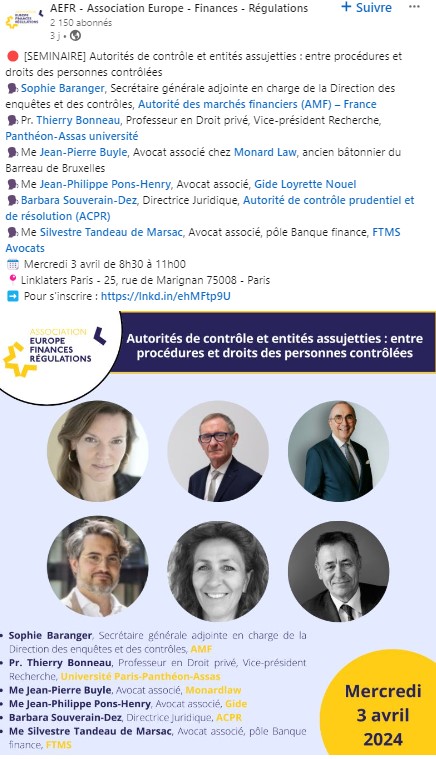 Autorités de contrôle et entités assujetties : entre procédures et droits des personnes contrôlées