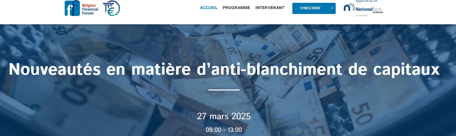 Nouveautés en matière d’anti-blanchiment de capitaux – Séminaire Forum Financier – 27 mars 2025