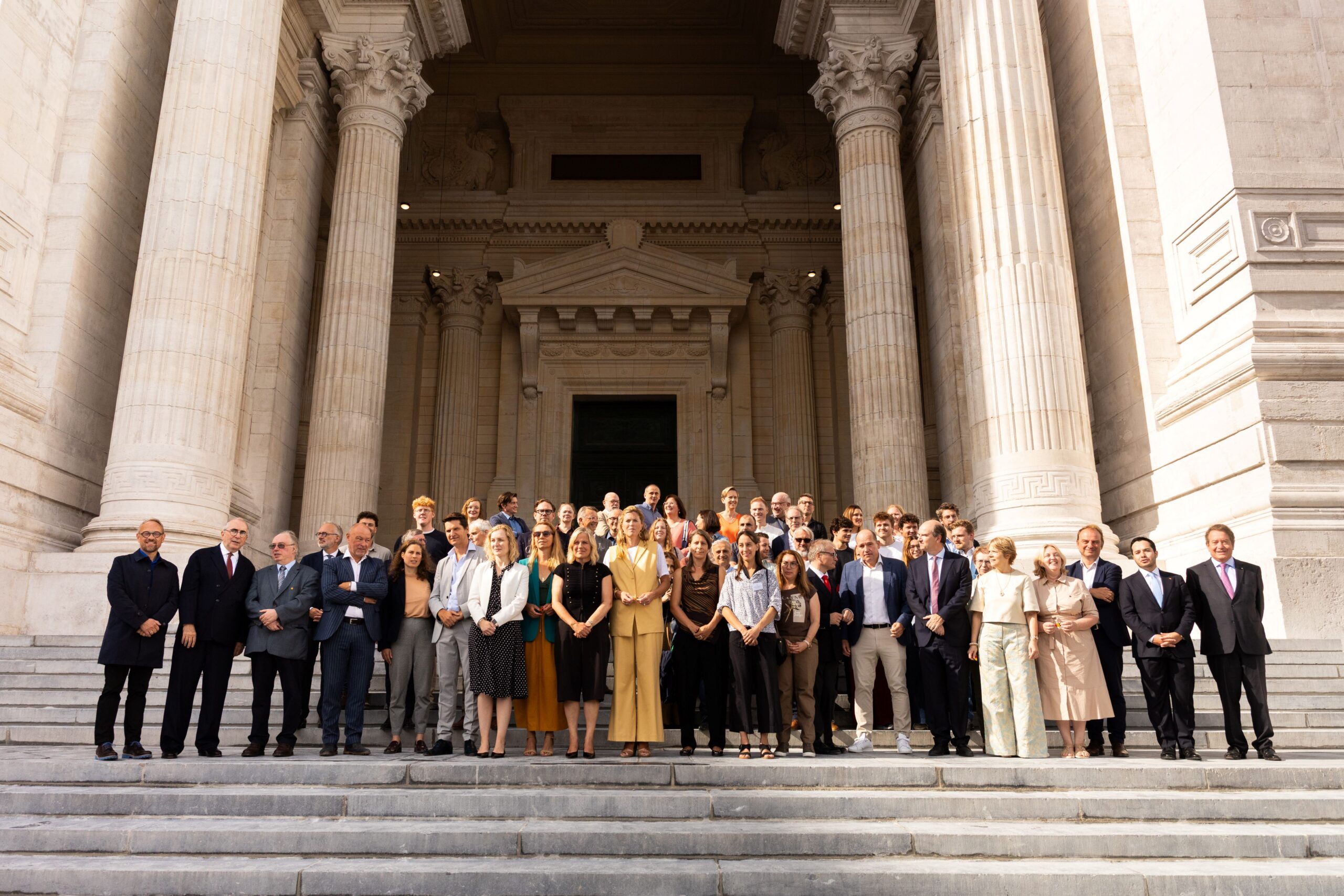 Inauguration de la façade du plais de justice à l’été 2026, en présence des autorités